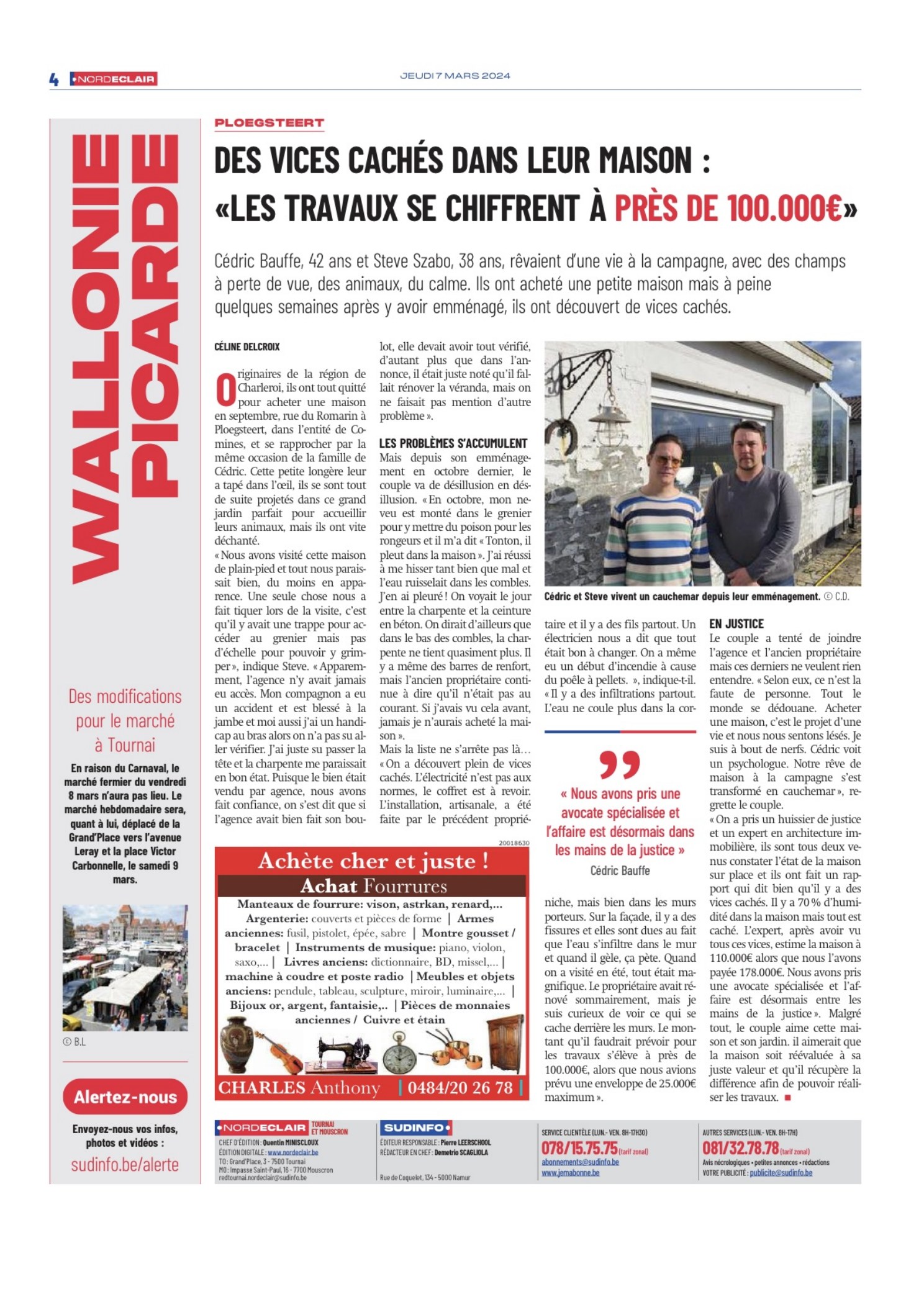 Page 2 sur 2 — suite de l’article Nord Éclair